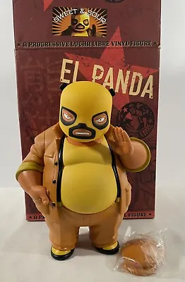 El Panda  - Sweet & Sour  Muttpop Designer Art 8  Vinyl Toy Figure Lucha Libre • $132.69