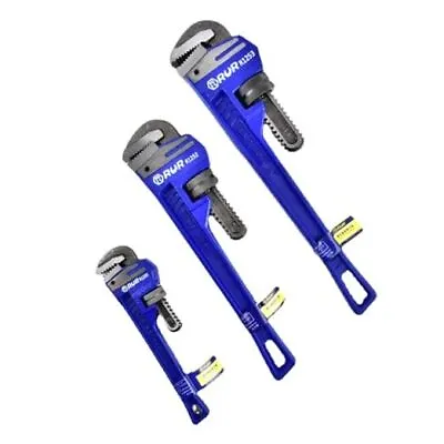 Heavy Duty Pipe Wrench 3Pcs Set - 81218-inch Heavy Duty Straight 8*12*18-inch • $58.57