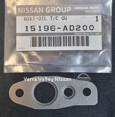 Genuine Nissan Navara D40 Navara R51 Pathfinder Turbo Drain Gasket • $10.50