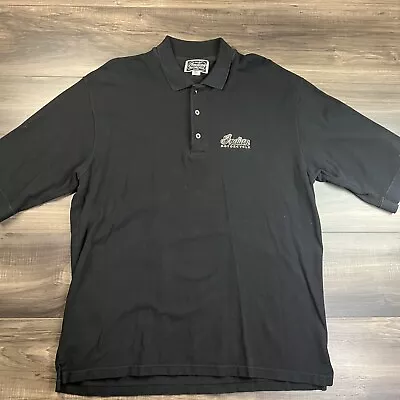 Vintage Indian Motorcycle Shirt Large Black Polo Original Brand • $20.69