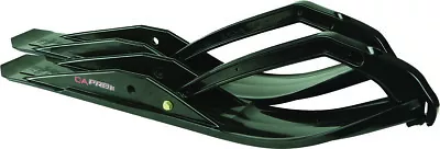 C&A Pro MINI 4.75  Snowmobile Skis Black W/ Black Loops - 120 Watercross Drags • $234.86