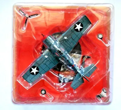 Die Cast Ww 2 Aircraft Collection 1/72 United States Grumman F4F Wildcat #18 • $14.82