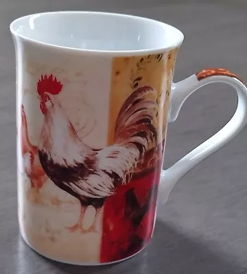 Masterpiece Collection Rooster And Chickens Coffee Cup Mug 8 Ounce • $9.98