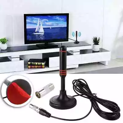 Digital TV Antenna Aerial DVB-T2 Car Caravan Camper Van Magnetic Outdoor Aerial • £12.89