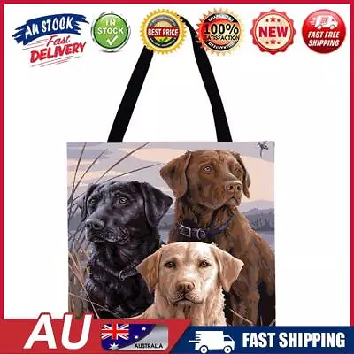 Dogs Printed Shoulder Shopping Bag Casual Large Tote Handbag (40*40cm) OZ • $10.10