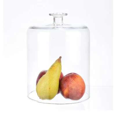 £31.15 • Buy Glass Display Dome Handmade Cover Cloche Bell With Knob 22 Cm X 17 Cm