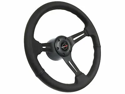 1984-89 C4 Corvette S6 Sport Leather Steering Wheel Kit Telescopic • $271.03