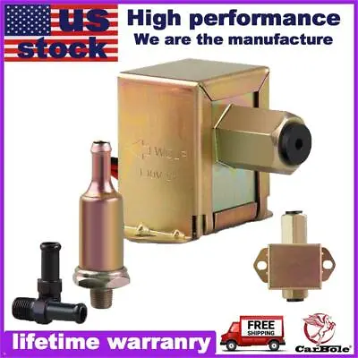 12V 2.5-4PSI Standard Diesel Facet Universal Electric Fuel Pump Metal Gas Petrol • $17.95