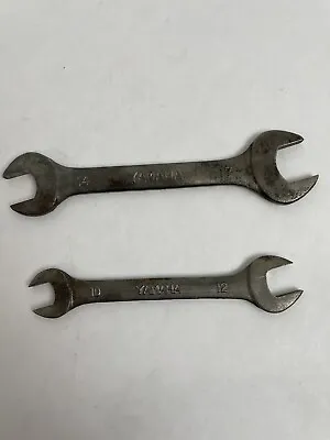 2 Vtg Yamaha Repair Kit Japan Open End Wrenches 14/17 + 10/12mm ATV/Motorcycle • $9.99