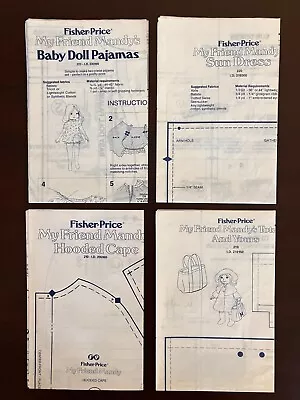 MY FRIEND MANDY DOLL FISHER PRICE Lot Of 4 Patterns New/Un-Cut • $8.99