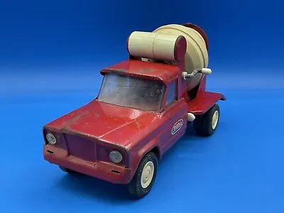 Tonka Jeep Cement Mixer 1960s Vintage Red Truck Pressed Steel No. 77 - READ • $19.99