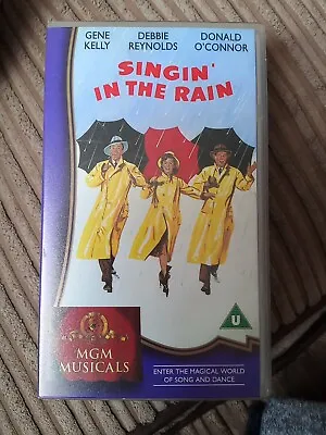 Singin In The Rain VHS (MGM) Video Tape Classic Musicals Very Good Condition  • £2.25