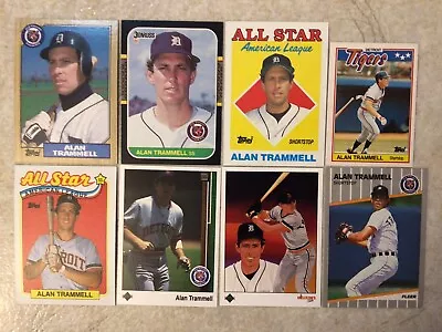 8 Alan Trammell 1987 Topps MINT Donruss 1988 Mini All Star 1989 Upper Deck Fleer • $3