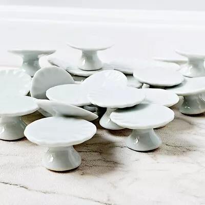 Miniatures Ceramic Cake Stand Dollhouse Kitchen Accessories Wholesale Lot 50Pc • $54.99