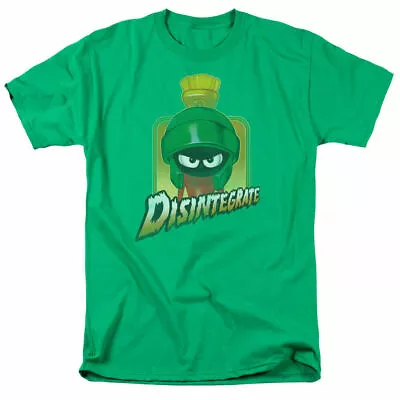 Looney Tunes Disintegrate T Shirt Mens Licensed Toons Marvin The Martian Green • $17.49