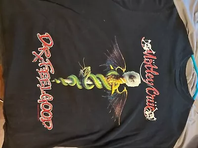 Motley Crue Concert T-shirt Dr Feelgood Tour 2000 New • $300