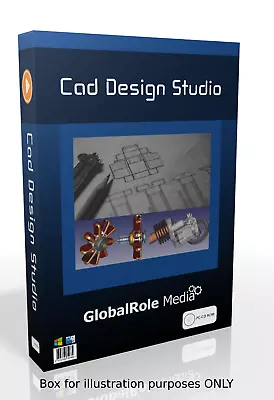CAD Design Computer Aided Design Software 2D & 3D Modelling Suite PC And MAC NEW • £6.99