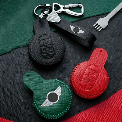 For BMW MINI Cooper F54 F55 F56 Leather Car Remote Key Fob Case Cover Holder NEW • $25.83