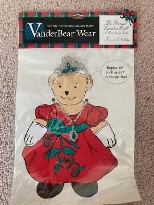 Vintage Muffy VanderBear The Grand Vanderball Tierra And Necklace NABCO NIP • $2.99