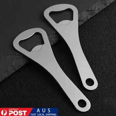 Opener Cap Remover Tool Stainless Steel Beer Speed Bottle Opener Flat Bar Blade • $12.25