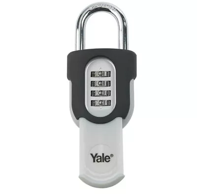 Yale ASSA ABLOY High Protection 4dial Combination Weathersheild 8mm Padlock NEW • £9.90