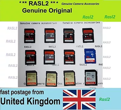 Memory Card For Panasonic LUMIX DMC DMC GH2 GF2 GF9 GX7 LX7 TZ200 GX850 • £12.95