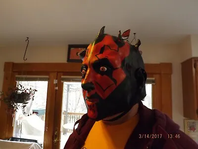 Star Wars Episode 1 Darth Maul Adult Mask By Rubie's 1999  • £17.36