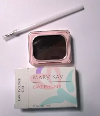 Mary Kay ~ CAKE EYELINER ~ BLACK / BROWN DUET ~ Free Liner Brush • $74.99