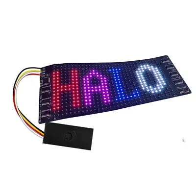 Scrolling LED Car Sign Message Flexible LED Panel APP Control Pattern Text • $18.61