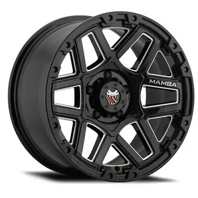 4 New 17X9 Mamba M23 Black Gloss Wheel/Rim 5x139.7 ET12 M237985125 • $915.06