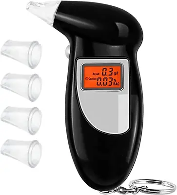 £7.89 • Buy New Professional LCD Digital Breath-Alcohol Tester Breathalyser Police UK Seller