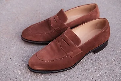 TLB Mallorca 117 Artista Loafers Goya Suede Polo Brown UK 8G • $250