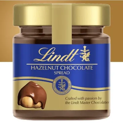 LINDT HAZELNUT CHOCOLATE SPREAD 200g • £13.99