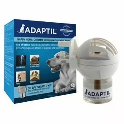 Adaptil Calm Home Diffuser Keeps Dog Relaxed For Loud Noises Fireworks Alone • £43.05