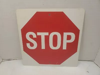 12  X 12  Metal Sign Stop Red & White Garage Fence Decor  • $9.99