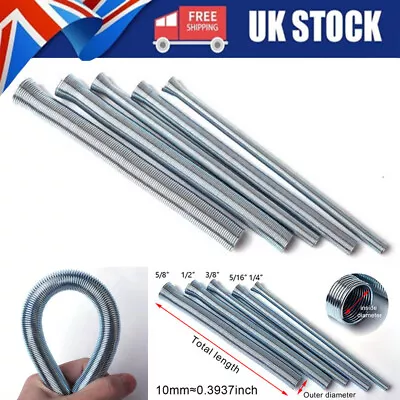 £10.79 • Buy 5Pcs Wire Spring Tube Benders Steel Pipeline Bending Tool 5/8 1/2 3/8 5/16 1/4 