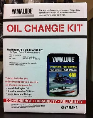 YAMAHA OEM Oil Change Kit FX-SHO FZR FZS SVHO VXR VXS 242 Limited S AR/SX 240 • $54.95