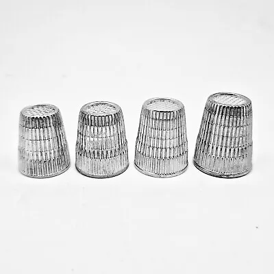 3 X Metal Thimble Finger Protector Sewing Quilting Thimbles 15mm-18mm Sizes • £3.99