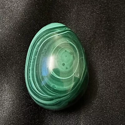 Beautiful Green Malachite Egg Wonderful Markings For Healing - 101 Gms - MAL03 • $41