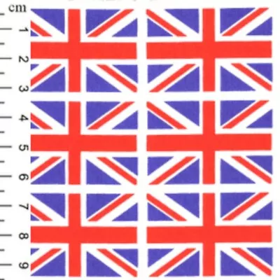 100% Cotton Poplin Fabric Union Jack Flags United Kingdom UK • £1.50