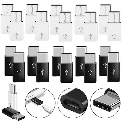 20Pcs USB 3.1 Type C Male To Micro USB Female Adapter Converter Connector USB-C • $7.89