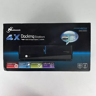 Mediasonic 4X Docking Station 4 Bay Dock For 2.5  / 3.5  SATA HDD / SSD- USB 3.0 • $112.46