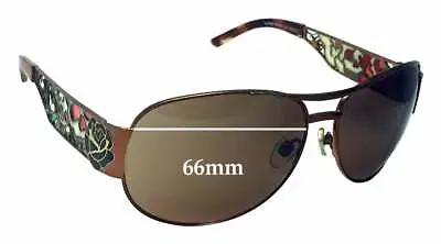 SFx Replacement Sunglass Lenses Fits Ed Hardy Eht 902 - 66mm Wide • $44.99