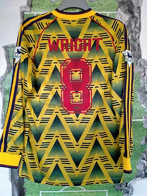 £28 • Buy Arsenal Football Shirt 1991 92 93 Bruised Banana Long Sleeve Size Medium 37-39 