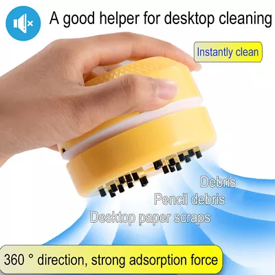 Desktop Vacuum Cleaner Mini Desk Dust Table Sweeper Cleaner For Computer Office • $18.89