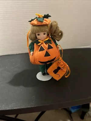 Pre-owned Marie Osmond  Pumpkin  Porcelain  Doll  Euc No Papers No Box • $15