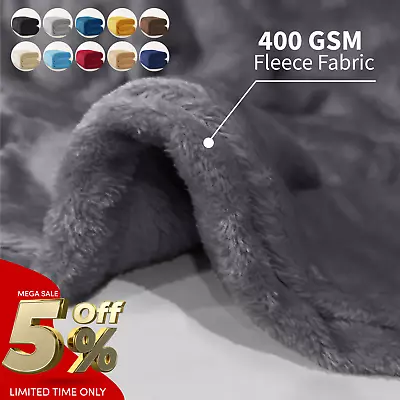 £13.49 • Buy Faux Fur Fleece Throw Soft Warm Mink Large Sofa Bed Blanket Double King Sizes