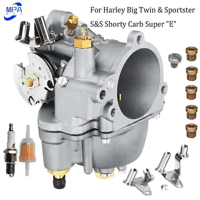 New For Harley Davidson Big Twin & Sportster Shorty S&S Carb Carburetor Super E • $47.99