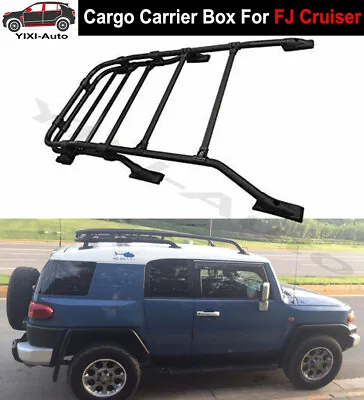 Baggage Luggag Cargo Carrier Box Support Rooftop Basket Fit For FJ Cruiser 2007+ • $549