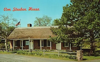 Postcard NJ North Hackensack Von Steuben House Chrome Vintage PC A2839 • $2